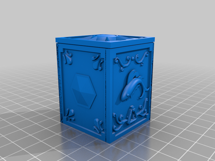 pez austral Pandora caja Santo seiya 3d impresión 3d print model - Mito3D