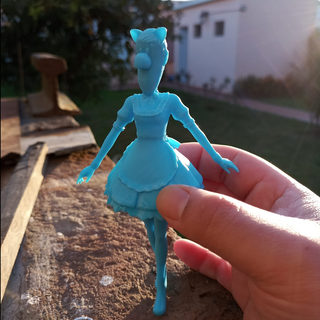 pélagatos Femme ménage mafalda 3d print model - Mito3D