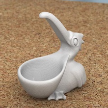 pelican ampia becco aperto gioco animali 3d print model - Mito3D