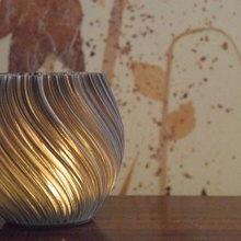 pellucid sweep tealight holder - vase mode light lighting procedural tealight vase mode decor