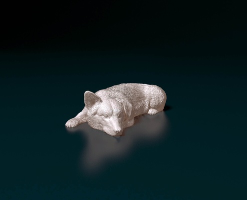 pembroke gallois corgi accueil maison chien impression animaux domestiques 3d print model - Mito3D