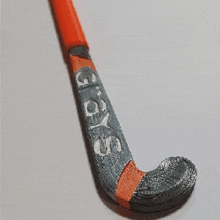 penna grigi bastone campo hockey biro matita incolla sfera kickball 3d print model - Mito3D