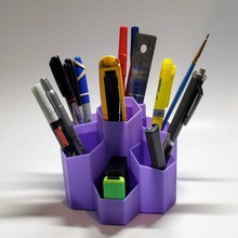 pen hex home holder functional 3d print model - Mito3D