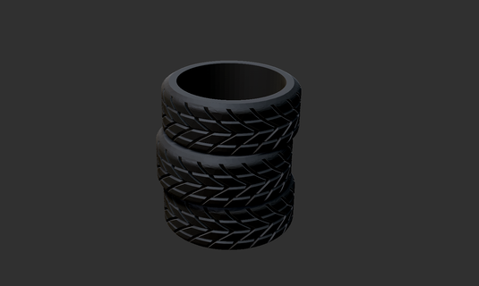 pen holder tire 3d print model - Mito3D