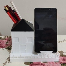 pen holder - phone flower pot tool 3d print model - Mito3D
