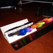 pen holder 3 desk organizer office productivity 3d print model - Mito3D