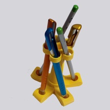 sostenedor de la pluma titular un lápiz gadget lápices colores stand 3d print model - Mito3D