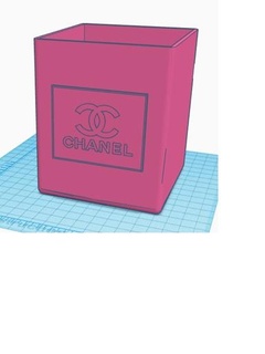 STL file cosmetic bag, pencil, briefcase chanel, dior, louis vuitton, gucci・3D  printer design to download・Cults