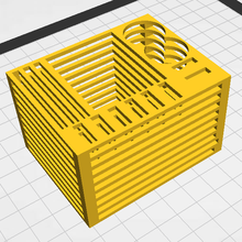 pen pot architecture 3d print model - Mito3D