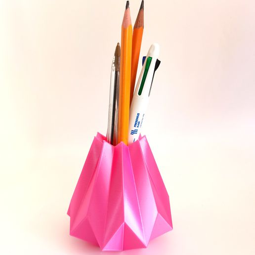 caneta Panela escritório organizador suculento geometrica jardim cacto minimalista 3D print model - Mito3D