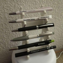 caneta ficar pé esferográfica escrivaninha deco acessórios gadget 3d print model - Mito3D