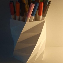 pen vase gadget 3d print 3d print model - Mito3D