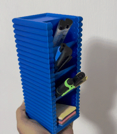 pencil - holder organizer desk office 3d print model - Mito3D