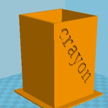 pencil box home dagoma pot office 3d print model - Mito3D