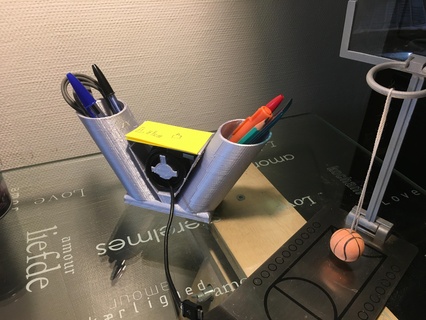 pencil box charger holder flashforgecults 3d print model - Mito3D