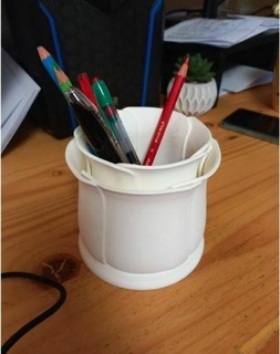 crayon boîte pot crayons couleur organisation Accueil maison Bureau bureau 3d print model - Mito3D