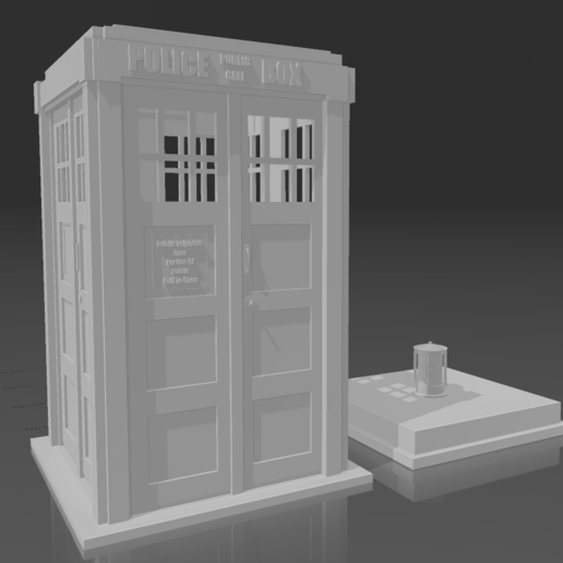 crayon boîte tardis gadget 3D print model - Mito3D