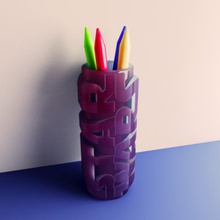 caixa de lápis star wars casa 3d print model - Mito3D
