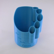 pencil cup office 3d print model - Mito3D