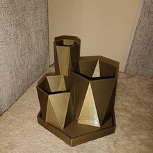 pencil cup pot bricoloup 3d office case 3d print model - Mito3D