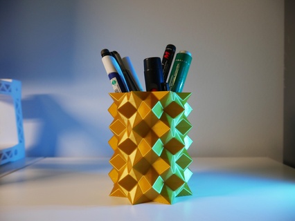 lápiz taza lapicero hogar casa decoración soporte 3d print model - Mito3D