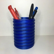 crayon tasse 2 Bureau art maison boîte 3d print model - Mito3D