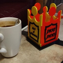 pencil cup fusion file customized pot customizable 3d print model - Mito3D