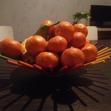pencil fruit bowl home containers 3d print model - Mito3D