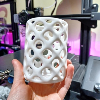 pencil holder cellular vase 3d model 3d print model - Mito3D