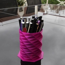 pencil holder home pot 3d print model - Mito3D