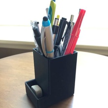 pencil holder tool utensil pen eraser 3d print model - Mito3D