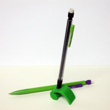 porte-crayon forme de virgule la maison 3d print model - Mito3D