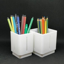 pencil holders 2 sizes  small storage box caja peque caja almacenaje portalapices storage box pencil holder storage box 3d print model - Mito3D