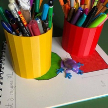 pencil jars xl home pensilcase pot crayon 3d print model - Mito3D