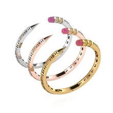 pencil jewelry gold silver diamond jewellery jewel bracelet 3d print model - Mito3D