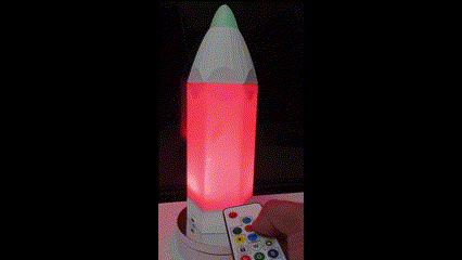 pencil lamp similar ikea pelarboj 16 colors gift ornament 3d print model - Mito3D