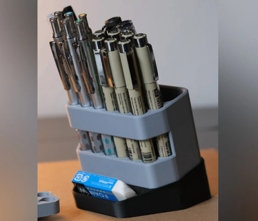 pencil organizer 3d print model - Mito3D