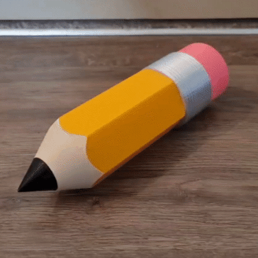 crayon Cas gaine titulaire soutien stylo mignonne 3D print model - Mito3D