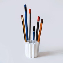 12 pencil pot gadget 3d print model - Mito3D
