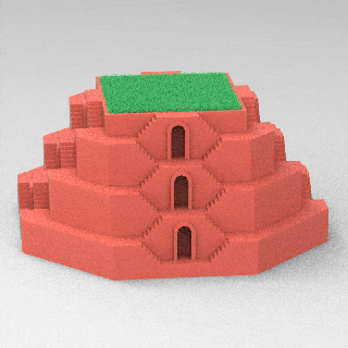 lápiz maceta arq arquitectura envase organizador jardinería origami facetado florero escalera ollas creador 3d print model - Mito3D