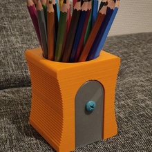 crayon pot taille 3d print model - Mito3D