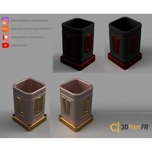 pencil pot small box valentines day home holy love holder potty stall sweetheart jewels 3d print model - Mito3D