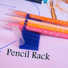 pencil rack home holder useful office desk simple printing beginner writing drawing color 3d print model - Mito3D