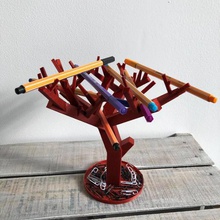 Bleistift Welle verschiedene Baum die Bleistifte Bürsten filzstifte Malerei storage office design Kunst deco 3d print model - Mito3D