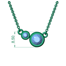 pendant jewelry stl classic stone 3d print model - Mito3D