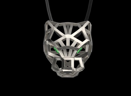 Anhänger Armband Panther Pantera Panthera panter Ring Ohrringe 3d print model - Mito3D