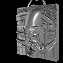 pendant - prometheus alien jewelry jewellery 3d print model - Mito3D
