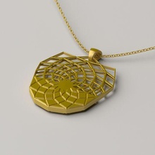 pendant 020 jewelry gold jewellery necklace silver eslimi jewel 3dprint printable 3d print model - Mito3D