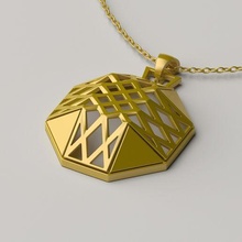 pendant 023 jewelry gold jewellery necklace silver eslimi jewel 3dprint printable 3d print model - Mito3D