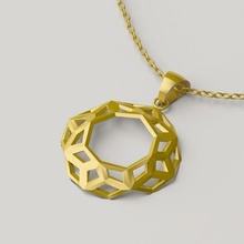 pendant 067 jewelry gold jewellery necklace silver jewel 3dprint printable 3dprinting fashion beauty gem 3d print model - Mito3D